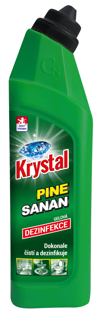 Krystal WC čistič Pine Sanan 750 ml