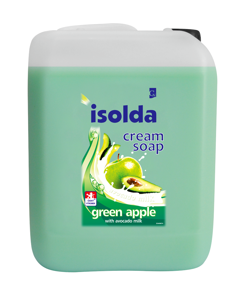 Isolda tekuté krémové mýdlo 5l green apple