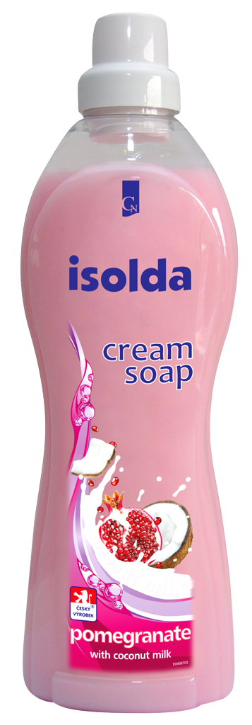 Isolda tekuté mýdlo 1 litr pomegranate