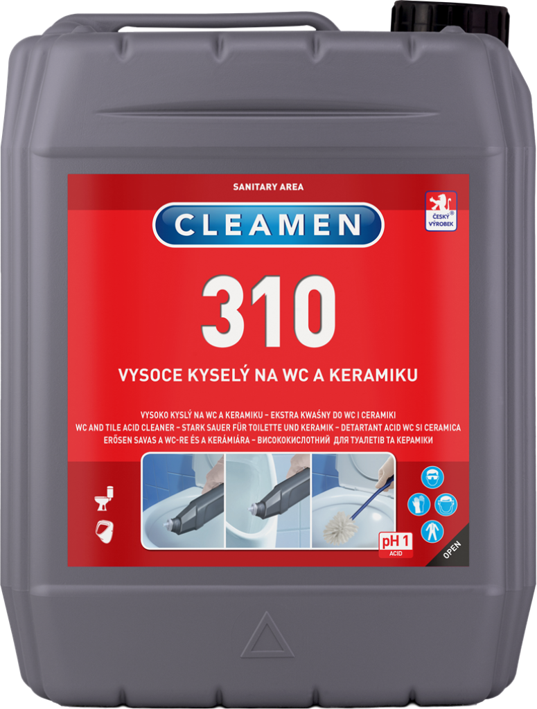 CLEAMEN 310 WC čistič 5l antibakteriální extra silný