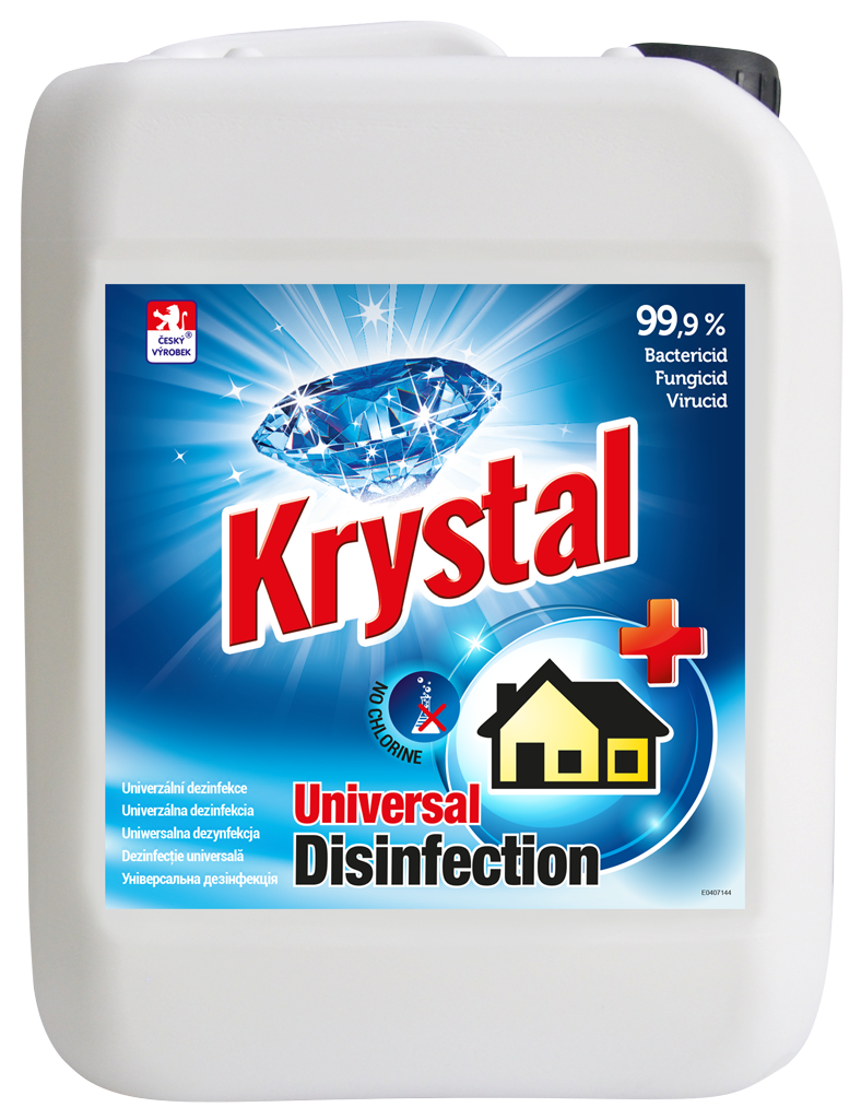 Krystal univerzální dezinfekce 5l bez chlóru (účinná proti virům) testováno