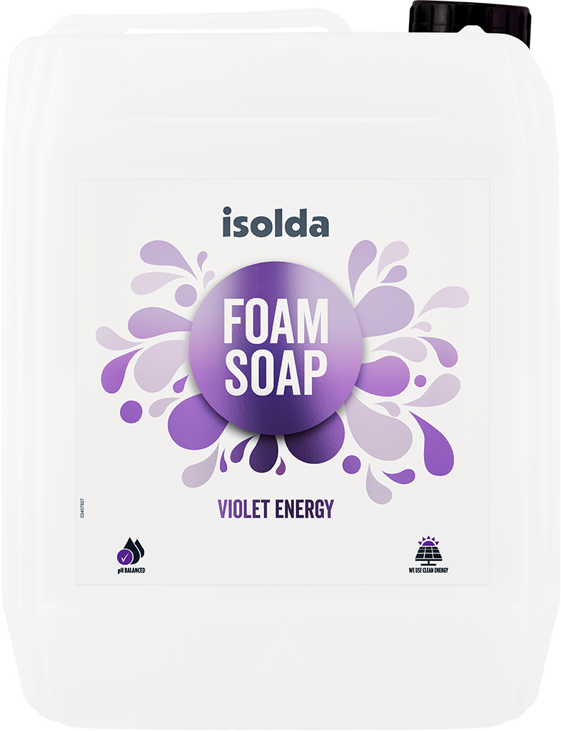 Isolda pěnové mýdlo Violet Energy 5l