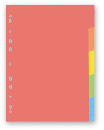 Rozdružovač papírový A4 5 barev