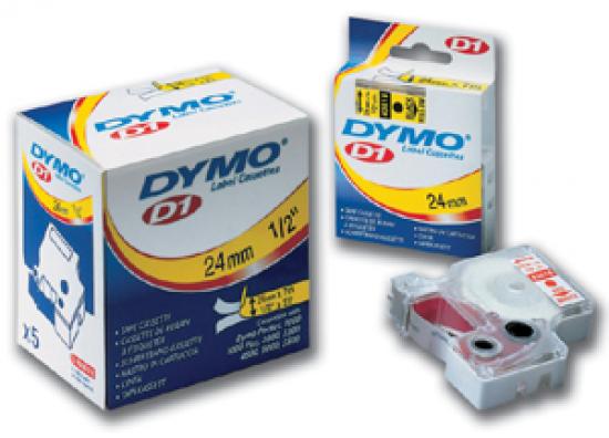 Páska DYMO D1 12mm/7m bílá na černé