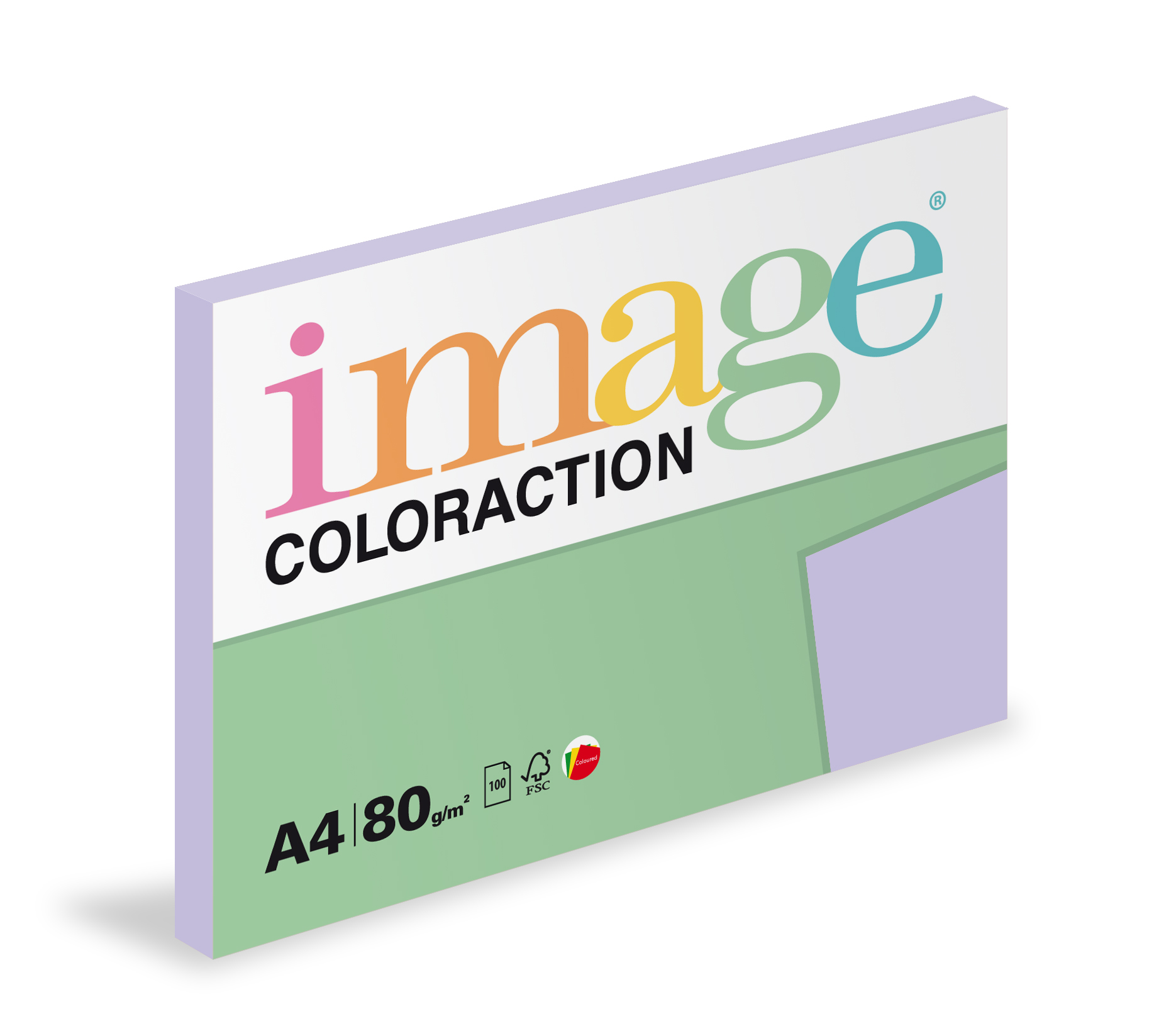 Papír kopírovací Coloraction A4 80g/ 100 listů fialová pastelová