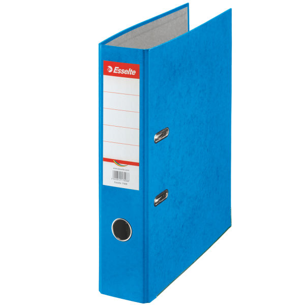 Pořadač pákový papírový Esselte Rainbow A4 7,5 cm modrý