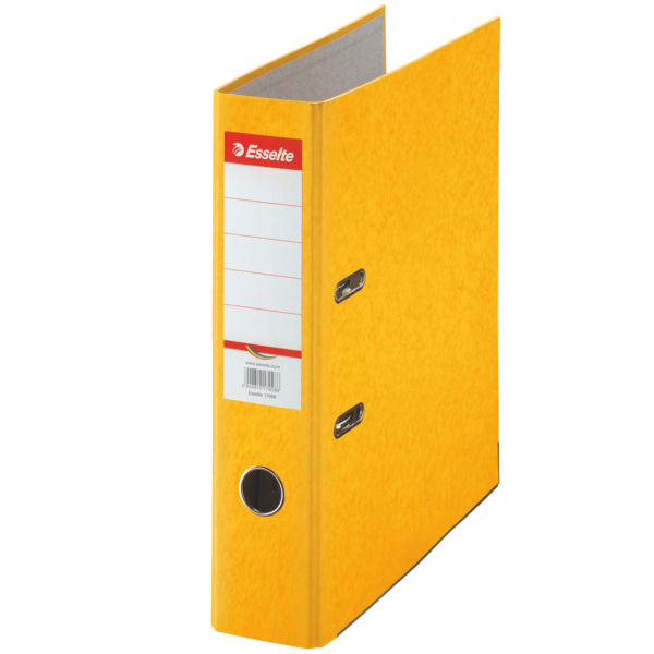 Pořadač pákový papírový Esselte Rainbow A4 7,5 cm žlutý