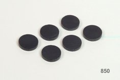 Magnety černé průměr 16 mm / 12 kusů