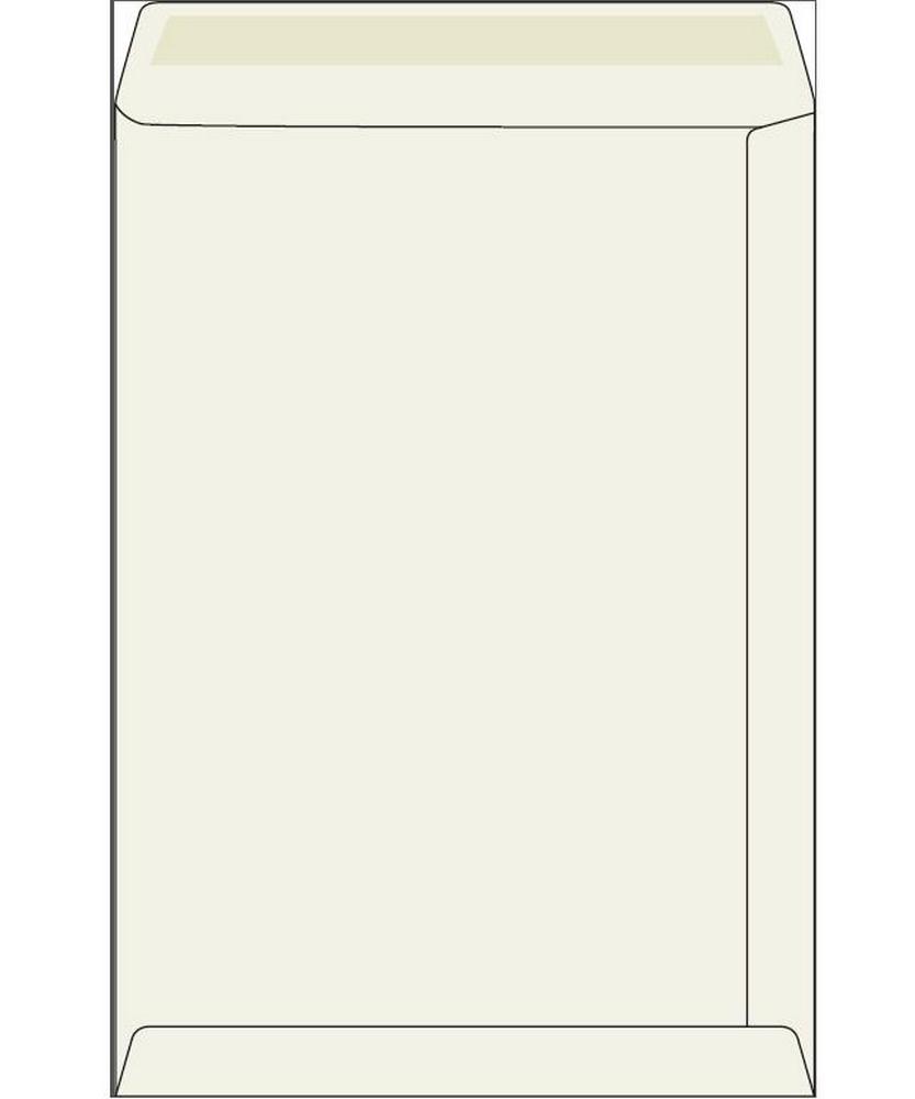 Poštovní taška B4 bílá recykl, vlhčící klopa 250 x 353 250 ks