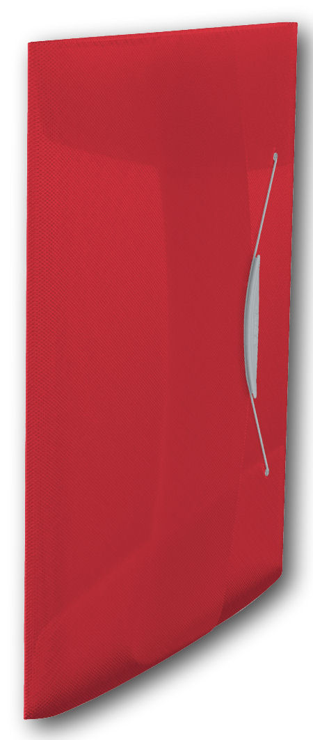 Desky na spisy s gumičkou Esselte VIVIDA 3 klopy červené