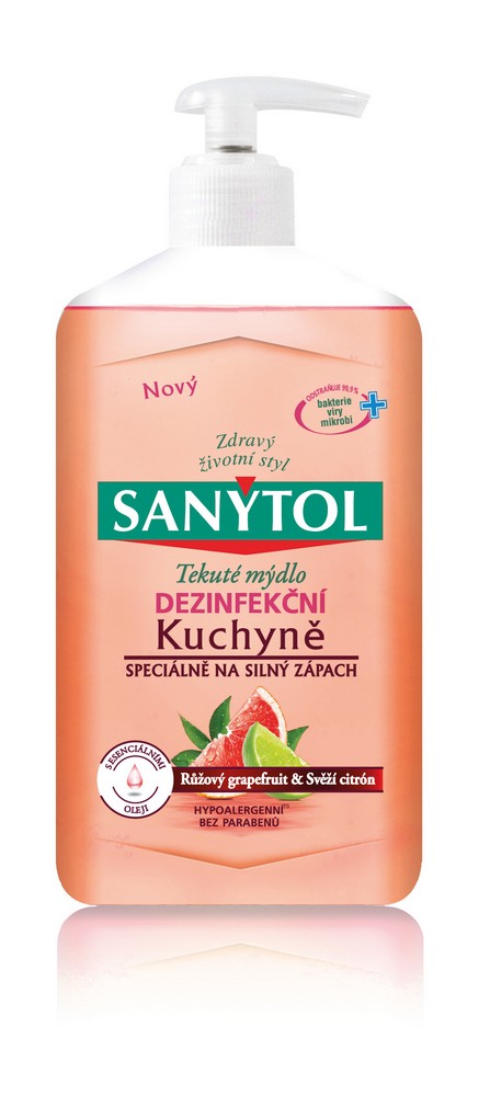Sanytol dezinfekční mýdlo kuchyně 250 ml