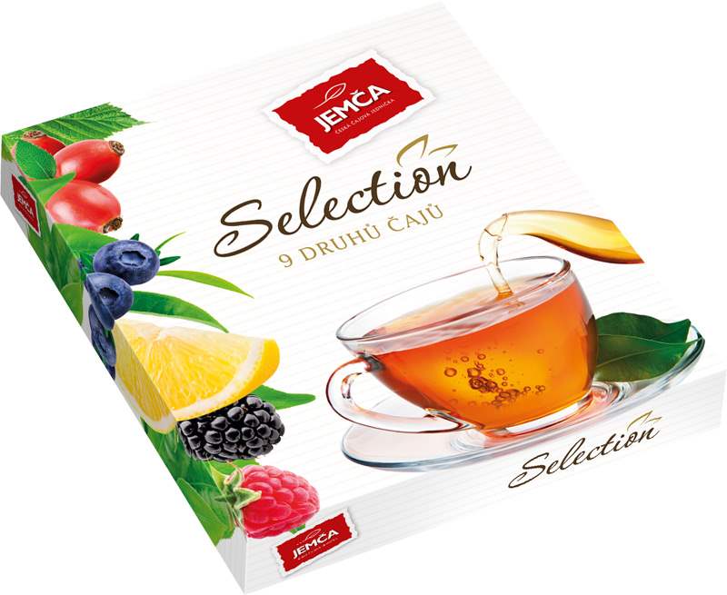 Jemča kolekce 9 ovocných čajů - 48 sáčků