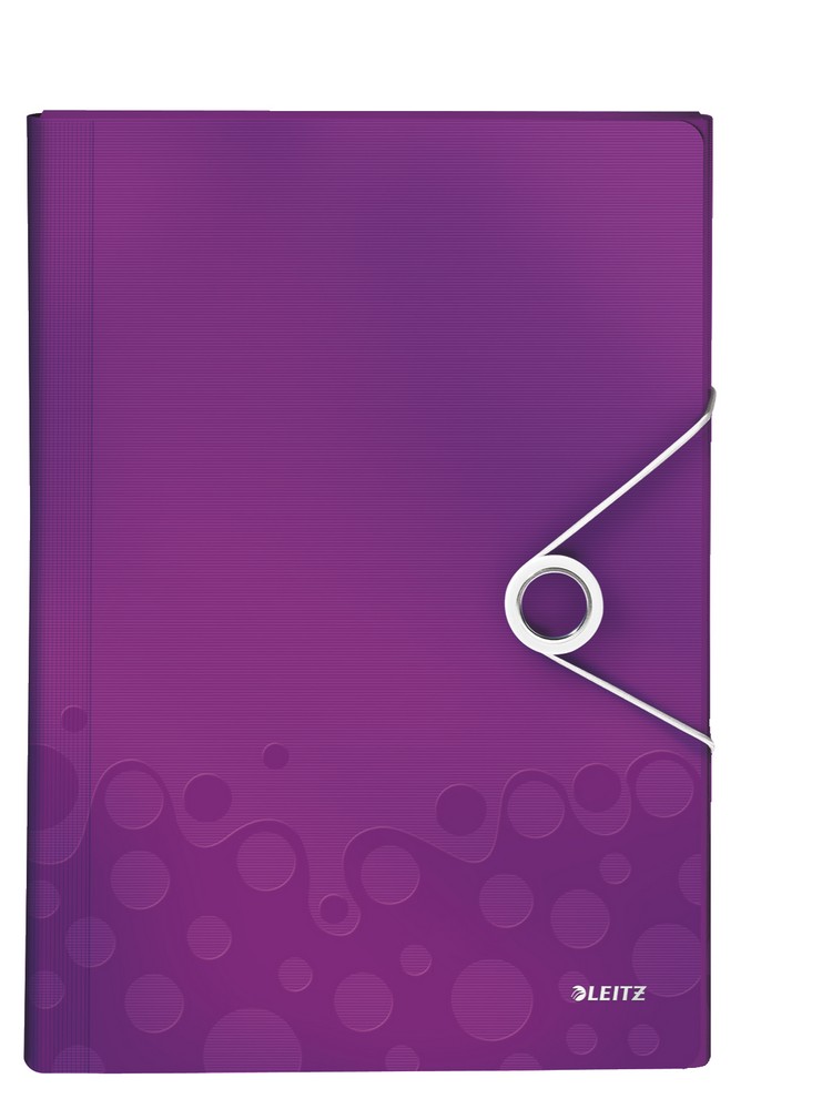 Aktovka s přihrádkami Leitz purpurová