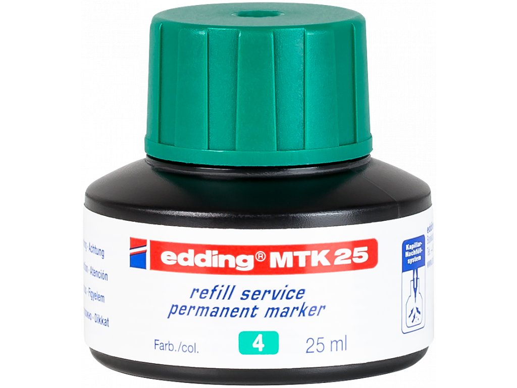 Edding MTK 25(25ml) inkoust zelený ED 400, 800, 2000, 3000