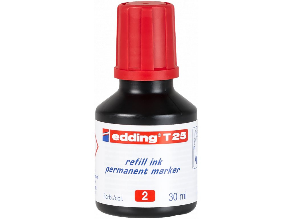 Inkoust edding-T25 červený permanentní