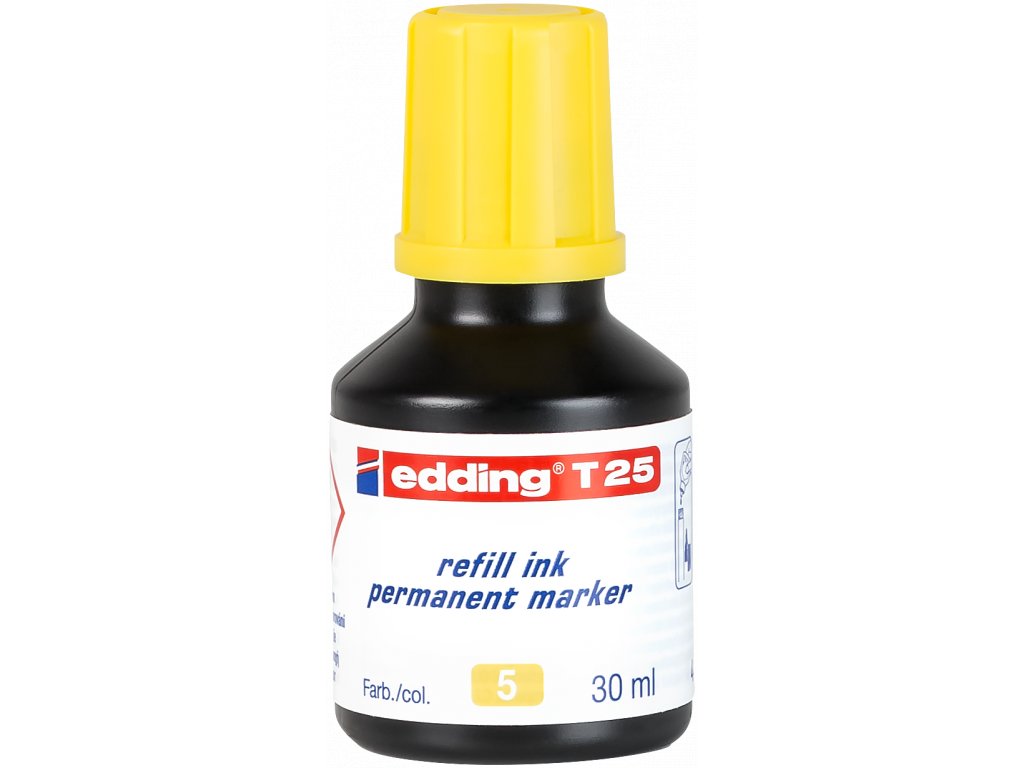 Inkoust edding-T25 žlutý permanentní