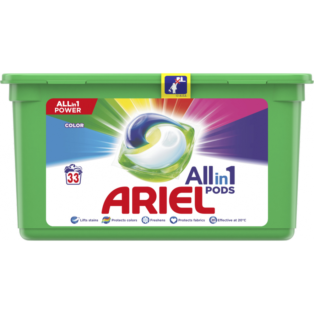 Ariel Color Gelové kapsle na praní 33 ks