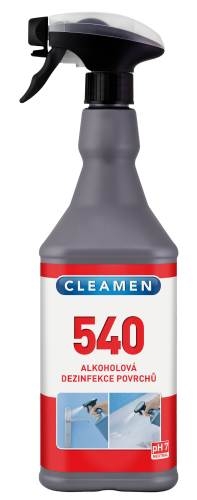 CLEAMEN 540 dezinfekce povrchů a pokožky bezoplachová AP 1 l