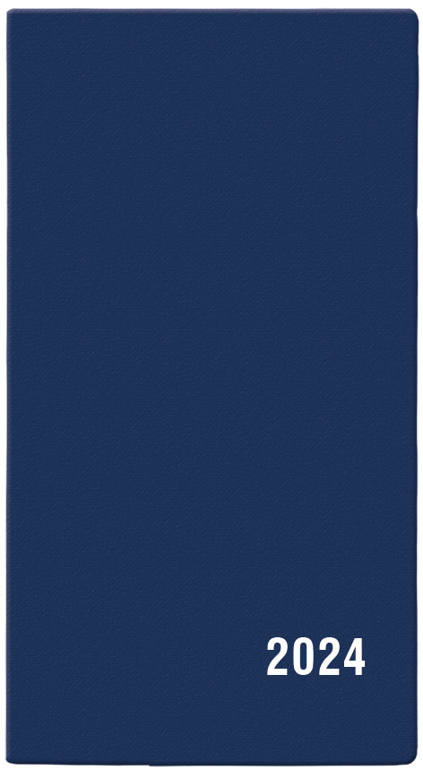 Diář měsíční Františka PVC modrý