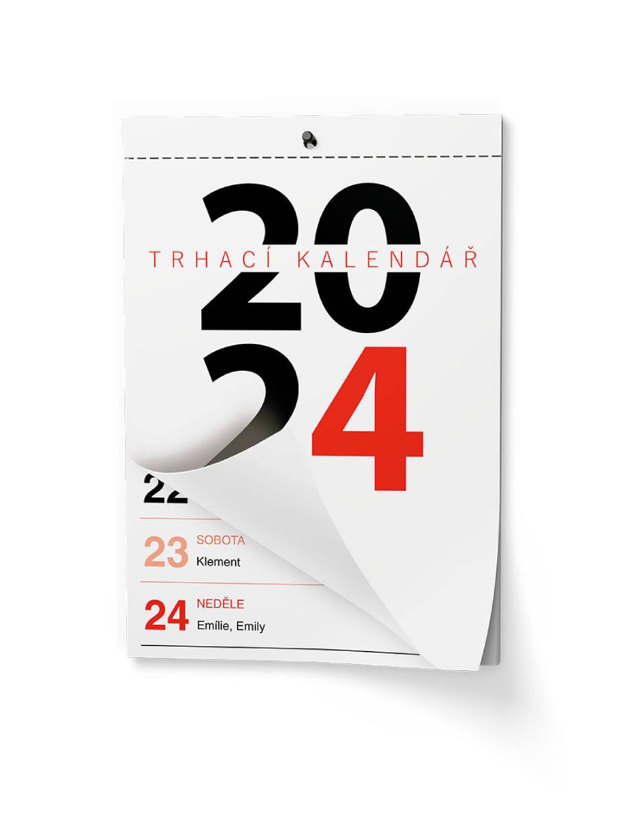 Kalendář nástěnný trhací Senior II. - A5