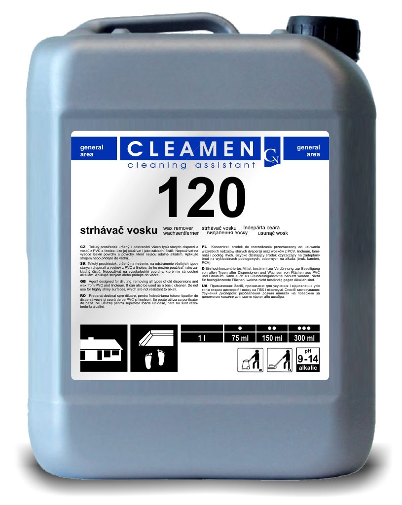 CLEAMEN 120 základní čistič podlah a povrchů 5l