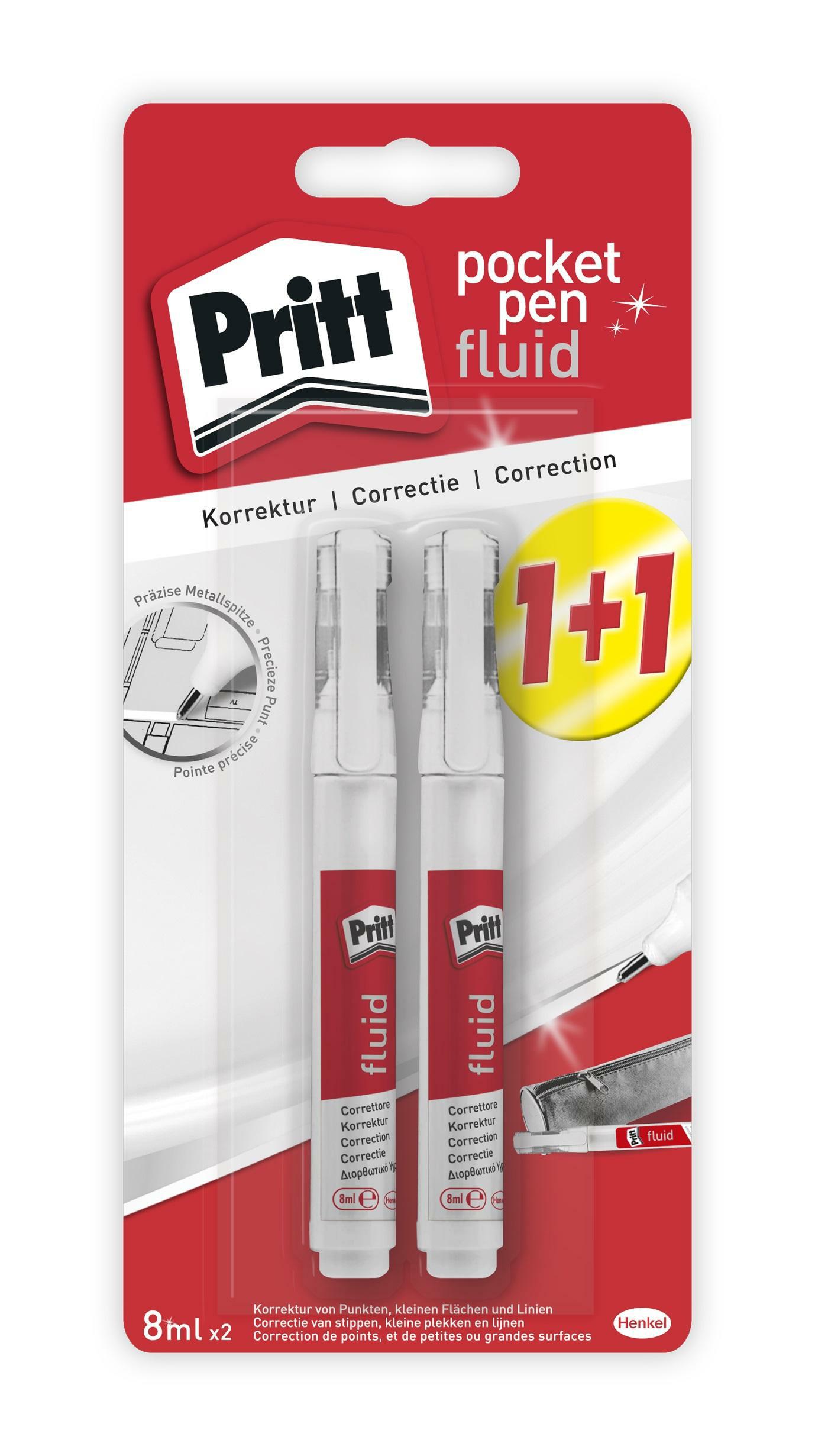 Opravná tužka PRITT Pocket Pen 8 ml/2 ks