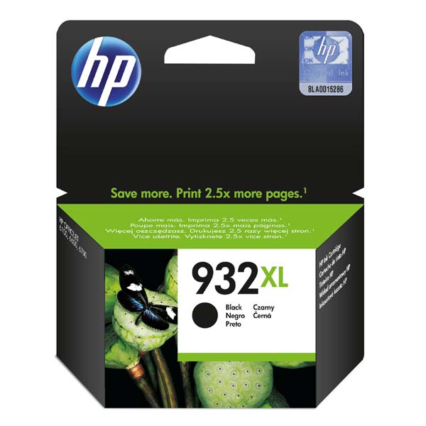 HP originální ink CN053AE, HP 932XL, black, 1000str.