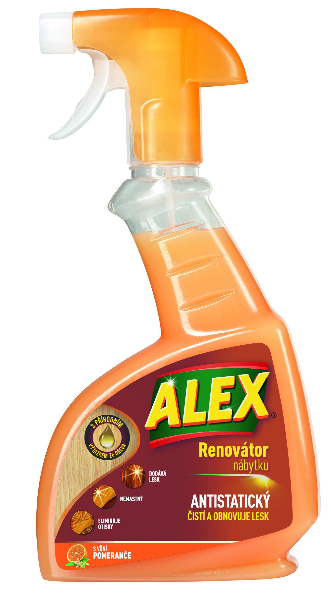 ALEX renovátor čistič nábytku antistatický, MR - sprej, 375 ml