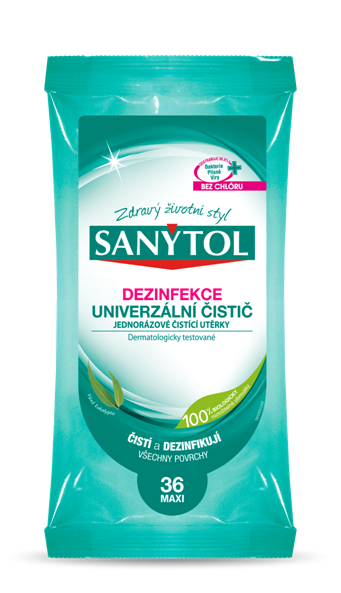 Sanytol dezinfekční utěrky virucidní 36 ks