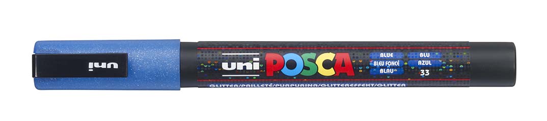 Popisovač akrylový POSCA PC-3M modrý 0,9 - 1,3mm