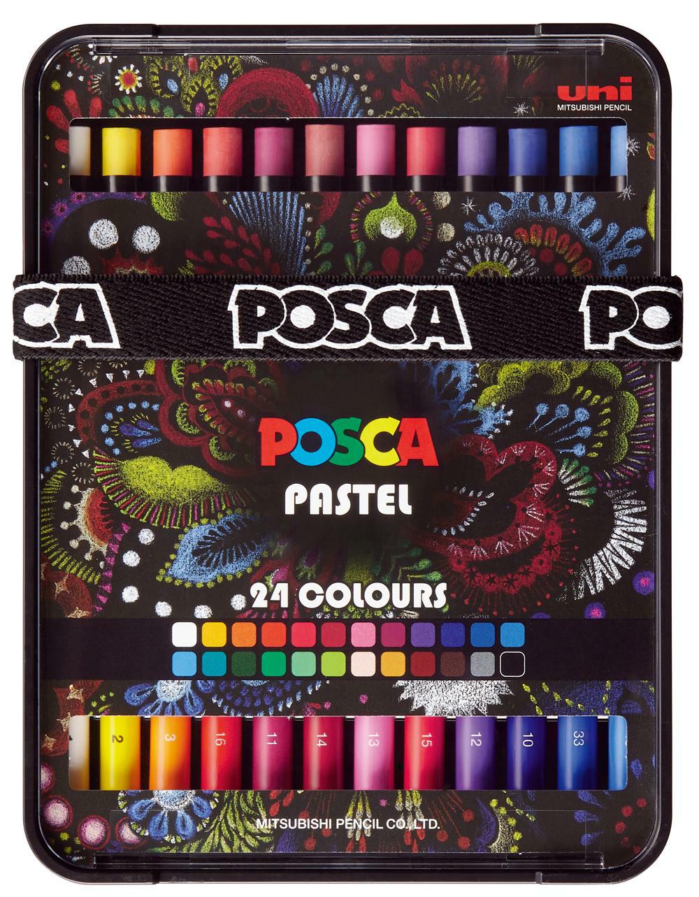 Voskové pastely POSCA KPA-100 24C sada 24 ks