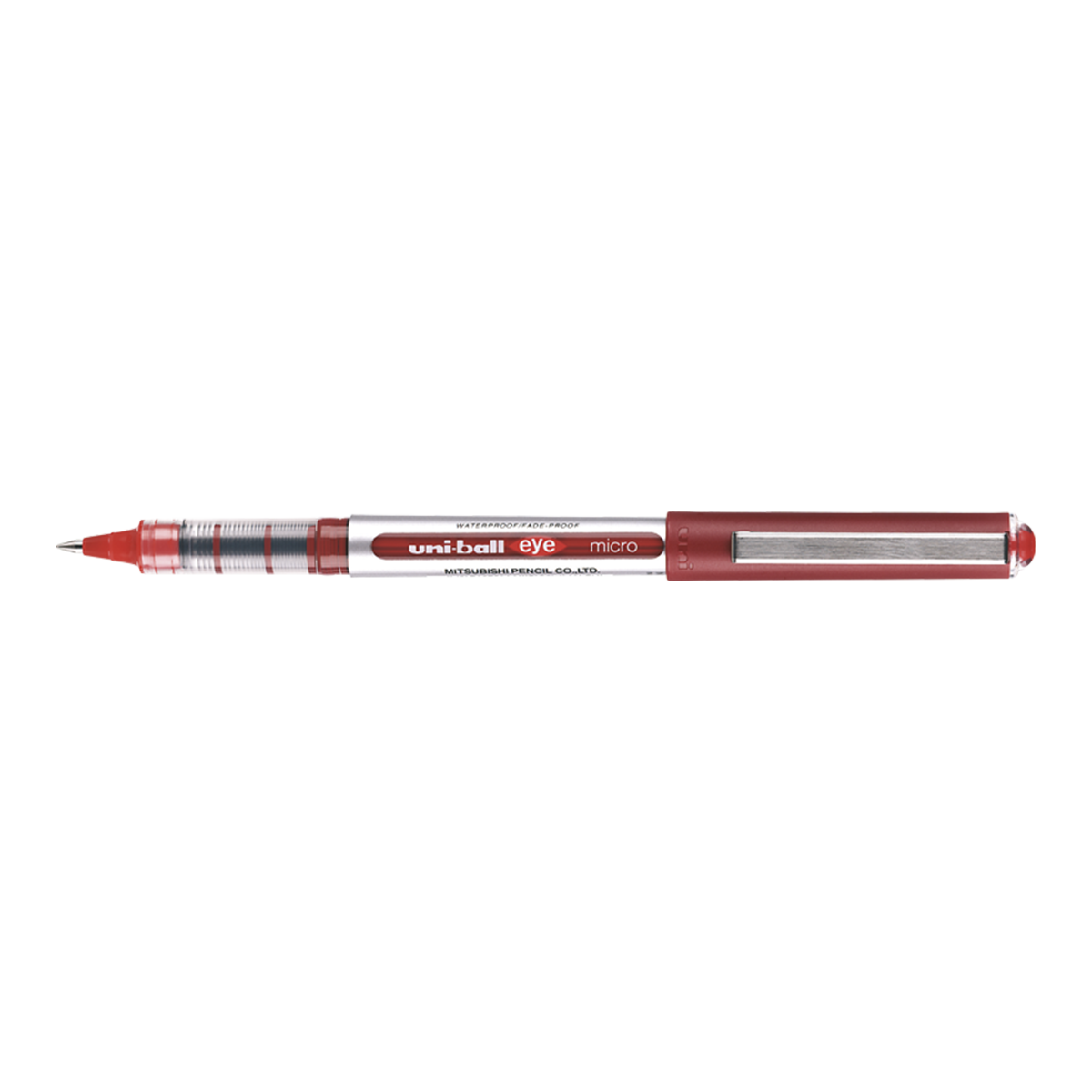 UNI EYE Micro inkoustový roller UB-150, 0,5 mm, červený