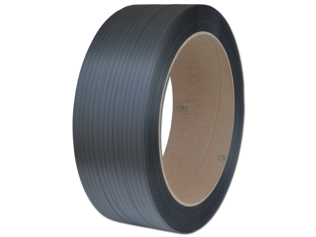 PP vázací páska 12 x 0.5 mm, D400, černý, 3 000 m