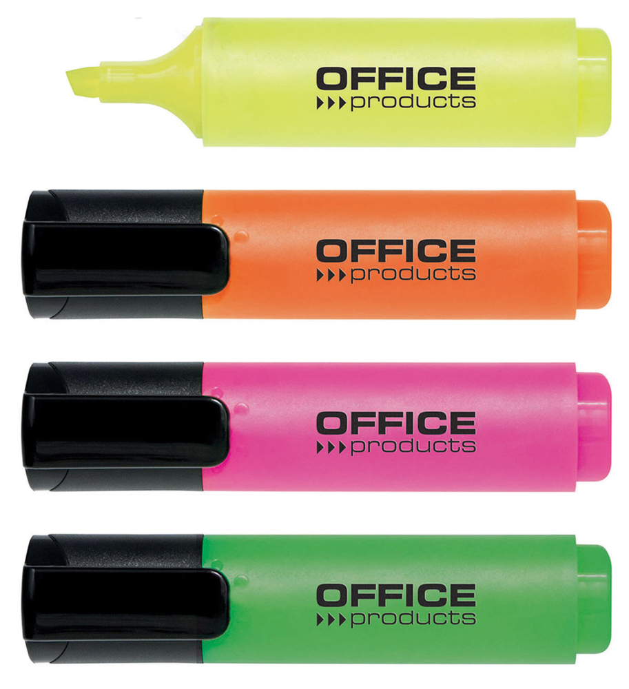 Zvýrazňovač Office Products sada 4 ks 2 - 5 mm