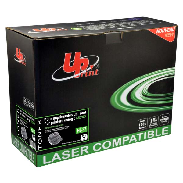 UPrint kompatibilní toner s CE390X, black, 24000str., HL-37, pro HP Enterprise M4555