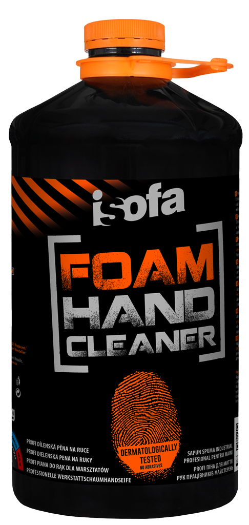 Isofa FOAM - profi dílenská pěna 3,5 kg pro silně znečištěné ruce + pěnová pumpa zdarma