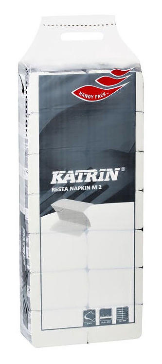 Papírové ubrousky do zásobníků KATRIN Resta napkin M2-16x26cm /14 x 150 ks / 2100ks