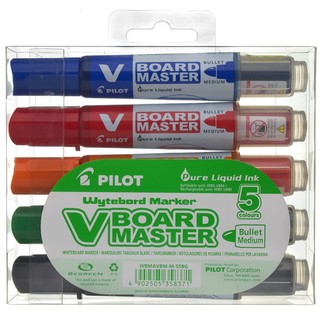 Sada popisovačů Pilot 5979 na bílé tabule V-Board Master 5 barev