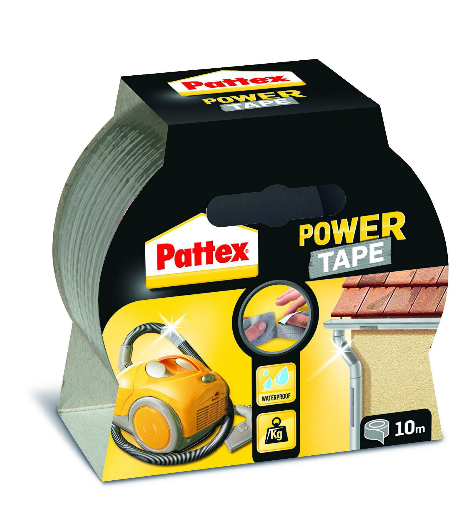 Lepicí páska Pattex Power Tape 50 mm x 10 m - stříbrná