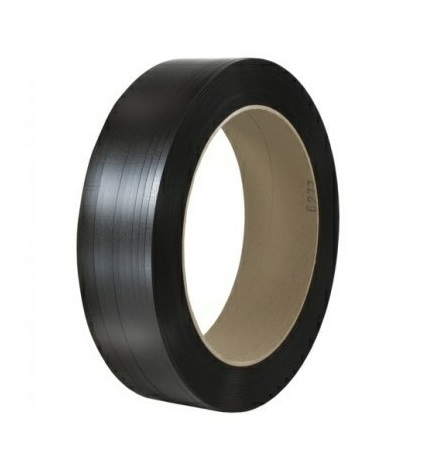 PP vázací páska 15 x 0.8 mm, D400, černá, 1 500 m