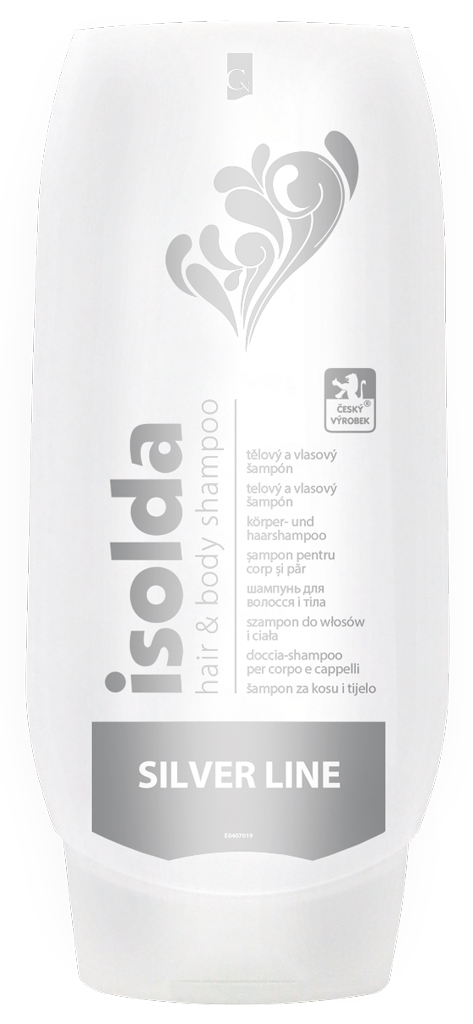 Isolda Silver vlasový a tělový šampon 500 ml click and go