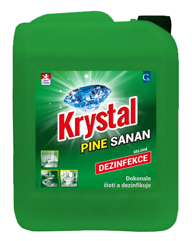 Krystal WC čistič/gel Pine Sanan 5 l