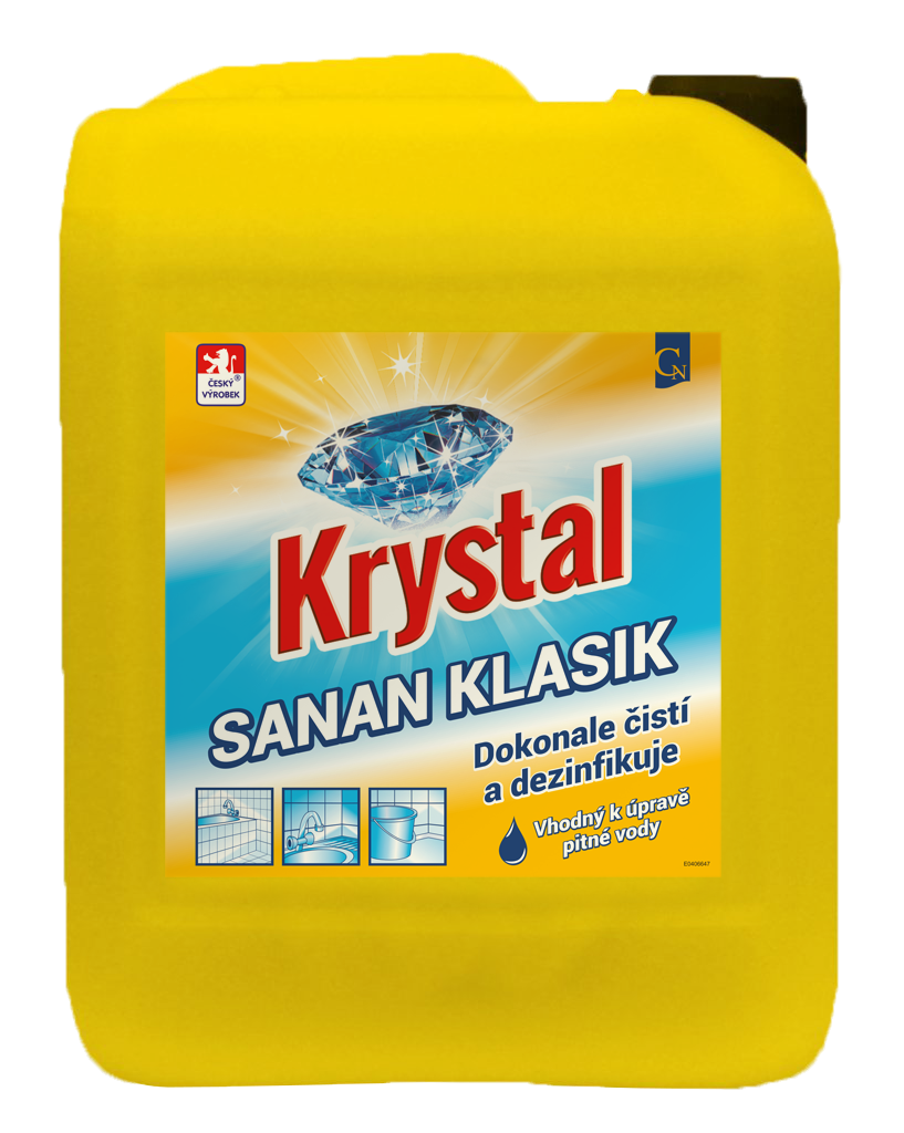 Krystal Sanan klasik 5l chlórová dezinfekce (účinnost jak SAVO original)