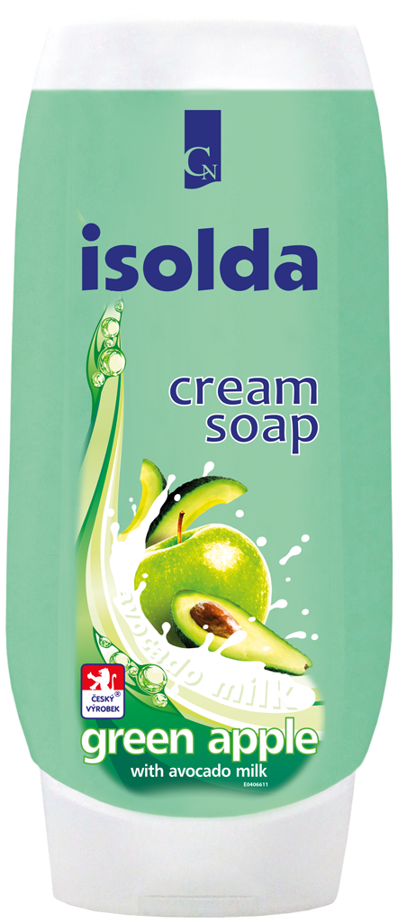Isolda krémové tekuté mýdlo 500ml zelené jablko