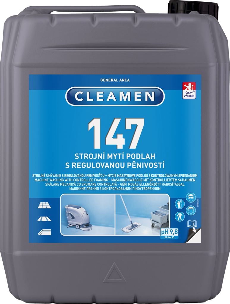 Cleamen 147 strojní mytí podlah s regulovanou pěnivostí 5l