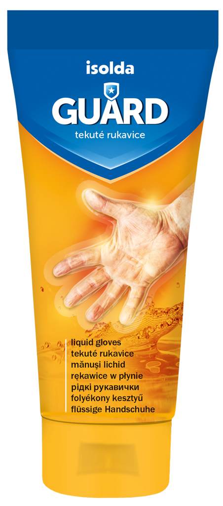 Isolda tekuté rukavice GUARD 100 ml pro těžce namáhané ruce