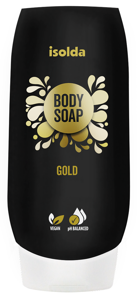 Isolda GOLD sprchový gel na tělo a ruce 500ml CLICK&GO