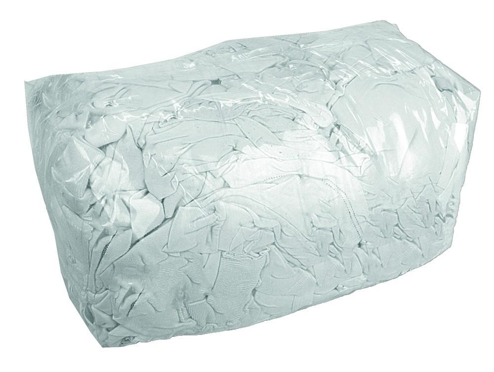 Hadry čisticí savé, lisovaný textil 10 kg bílé