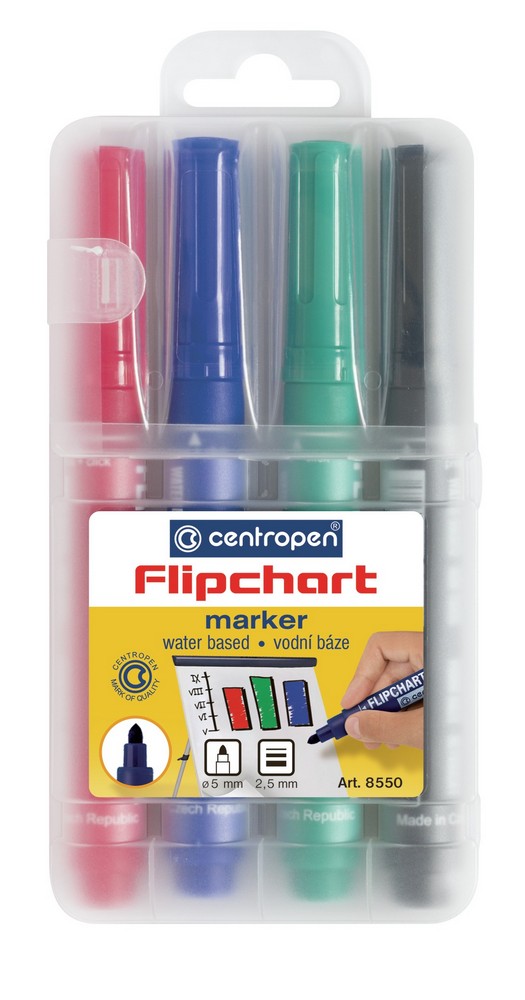 Značkovač 8550 Flipchart sada 4 barev
