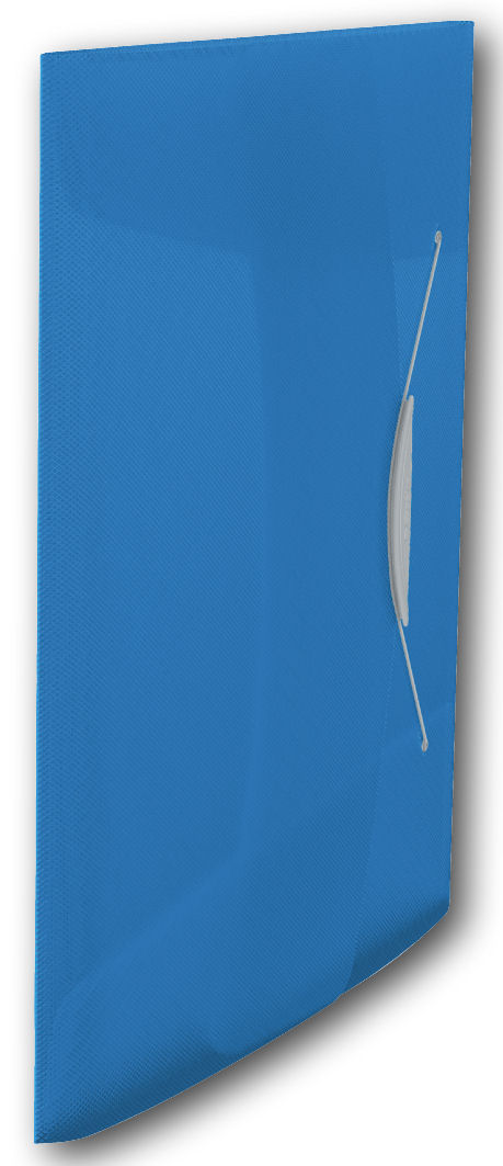 Desky na spisy s gumičkou Esselte VIVIDA 3 klopy modré